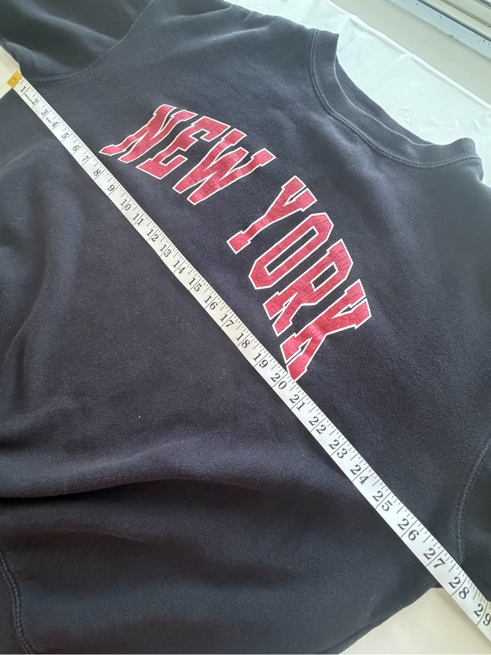 John Galt by Brandy Melville New York Graphic Crewneck Sweatshirt - Black - Picture 6 of 9